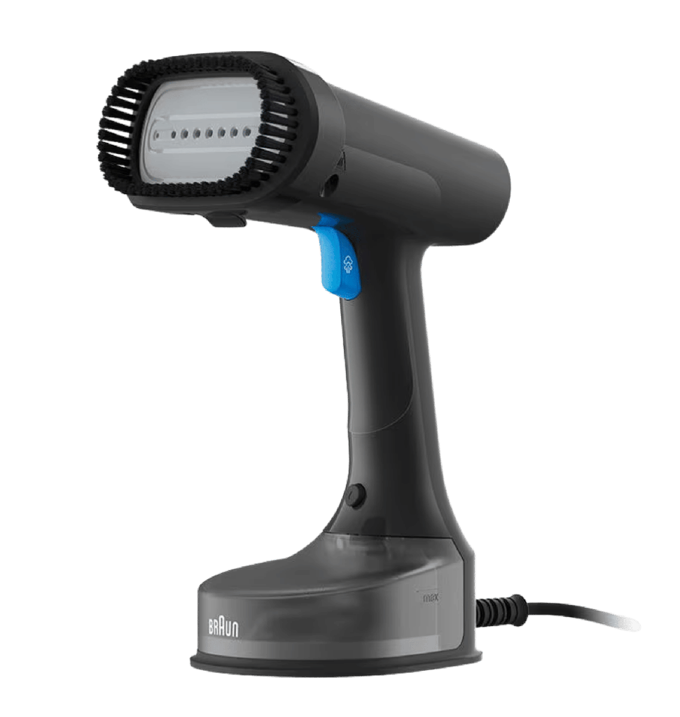 مكواة البخار المحمولة QuickStyle 5 من Braun بقوة 1200 واط | خزان مياه 150 مل | أسود مكواة البخار المحمولة QuickStyle 5 من Braun بقوة 1200 واط | خزان مياه 150 مل | أسود